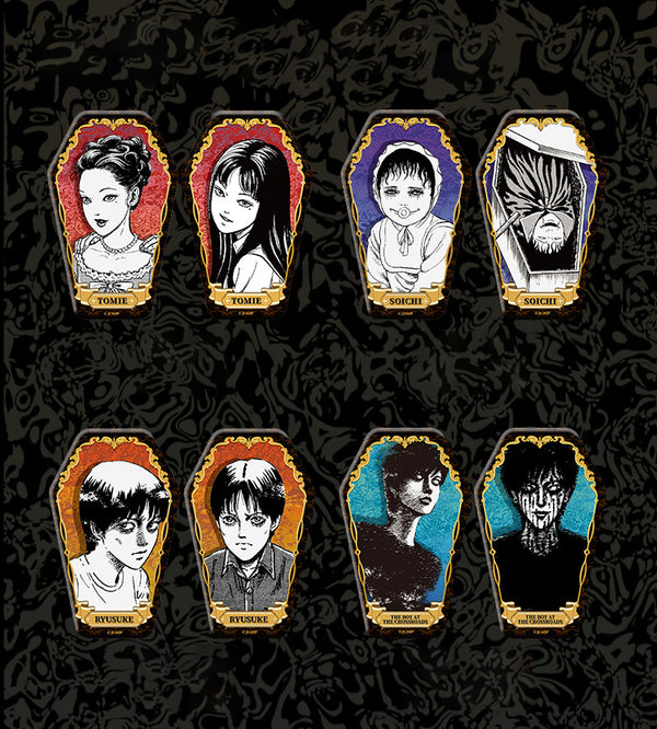 Junji Ito Maniac Glow in The Dark Irregular Badge Blind Bag