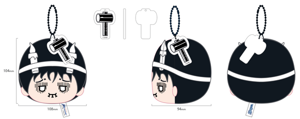 Junji Ito Big Head Plush Pendant | Nullset Tomie Soichi Crossroads Plush