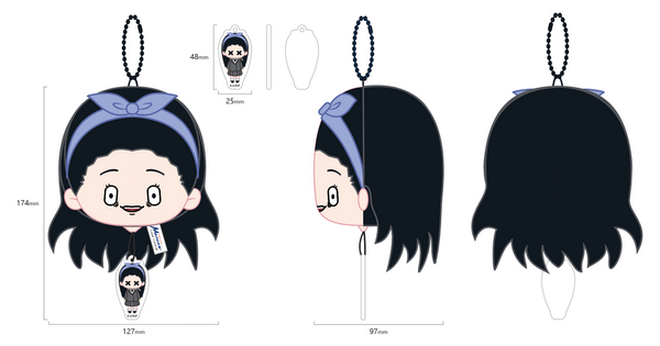Junji Ito Big Head Plush Pendant | Nullset Tomie Soichi Crossroads Plush