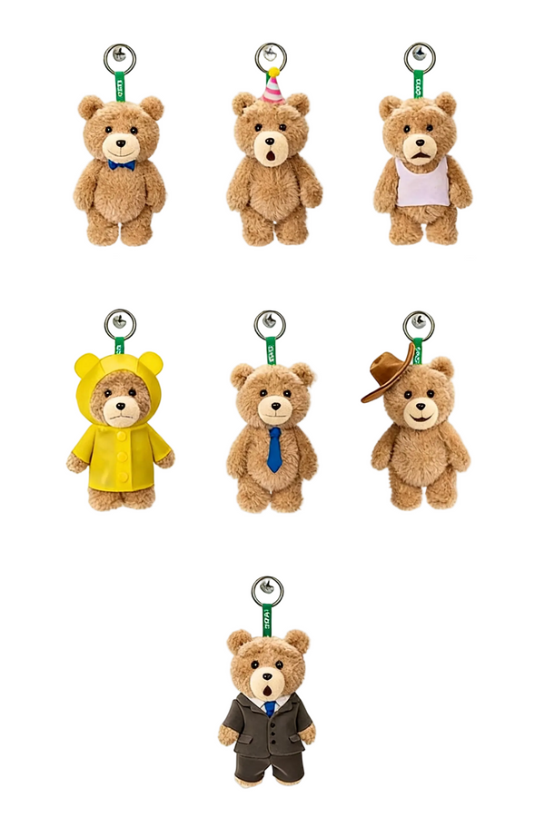 Ted2 Teddy Bear Action Plush Pendant