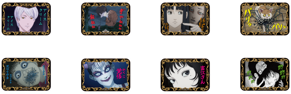Junji Ito S2 TV Series Tinplate Badge Blind Bag