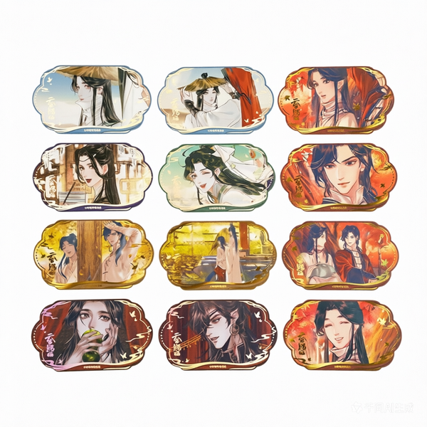 Bilibili Comics "Heaven Official's Blessing" Comic Colorful Memories Series Square Tinplate Badge