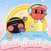 Red Bean Ball Ball Series Tinplate Badge