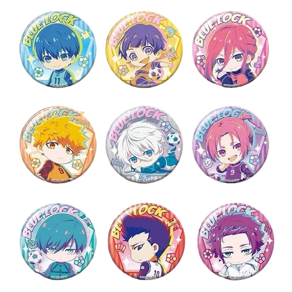 Blue Lock Chibi Watercolor Tinplate Badge Blind Bag