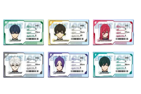 Blue Lock Character ID Card Acrylic Set