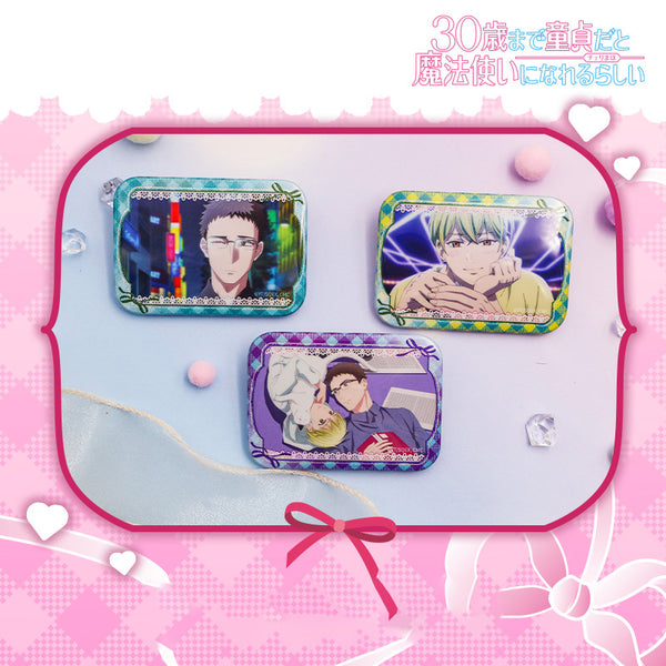 Cherry Magic Official Licensed Tinplate Badge With Secure Pin Back