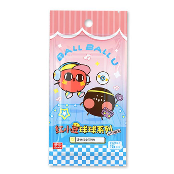 Red Bean Ball Ball Series Tinplate Badge