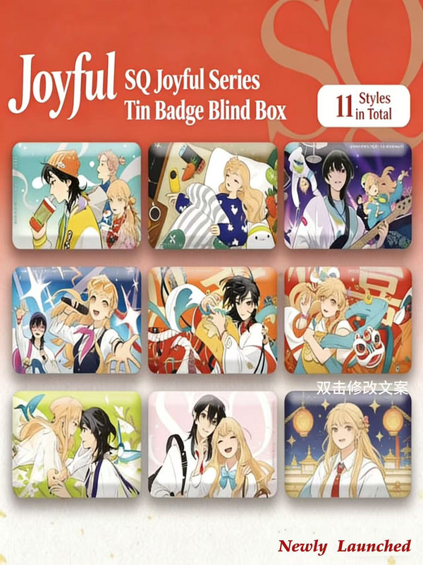 SQ Joy Series Official Tinplate Badge Blind Box