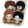Attack on Titan Official Plush Keychain with Levi and Mikasa Designs