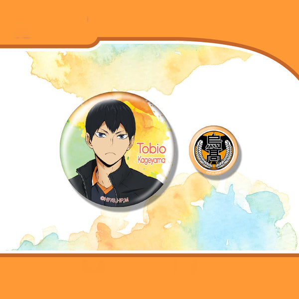 Haikyu!! High School Series Official Tinplate Badge