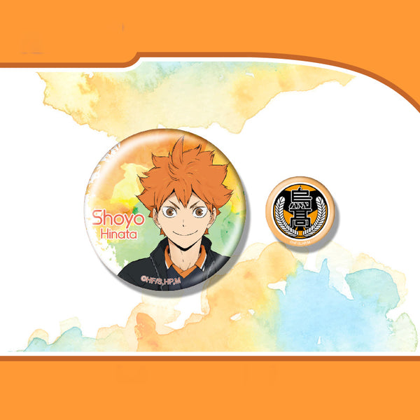 Haikyu!! High School Series Official Tinplate Badge