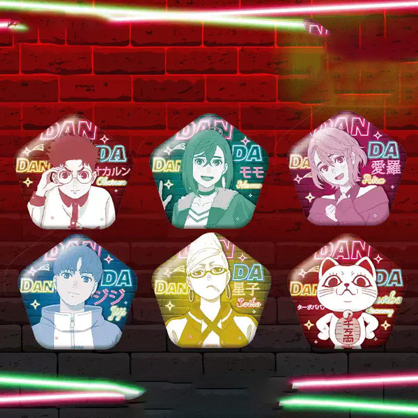 DAN DA DAN Official Tinplate Badge With Glow in The Dark Feature