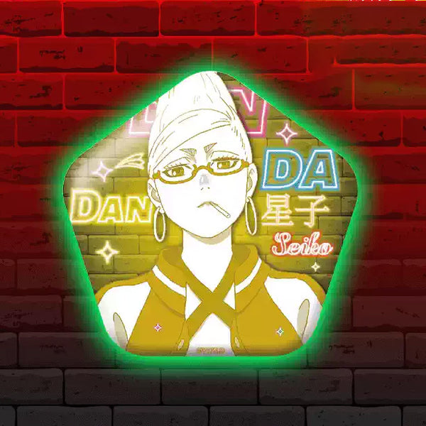 DAN DA DAN Official Tinplate Badge With Glow in The Dark Feature