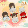 Kamisama Kiss Official Polyester Plush Keychain With Stacked Head Design