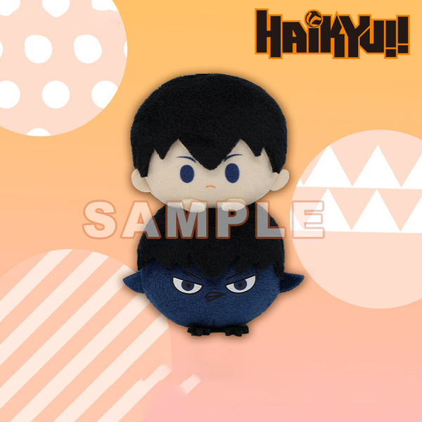 Haikyu!! Official Plush Keychain With Stacked Head Design