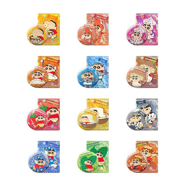 Crayon Shin-chan Food Series Tinplate Badge