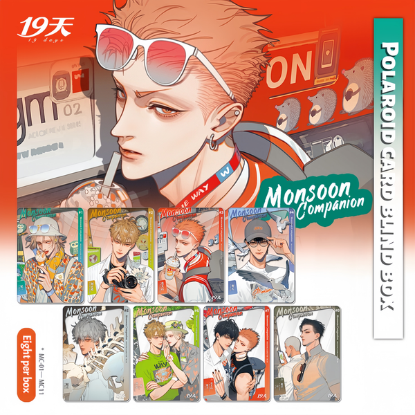 19 Days Monsoon Companion Official Polaroid Card Blind Box
