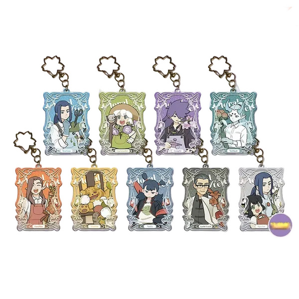 Yaojing's Atelier Floral Series Acrylic Pendant Keychain Blind Box Collection