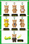 Ted2 Teddy Bear Action Plush Pendant