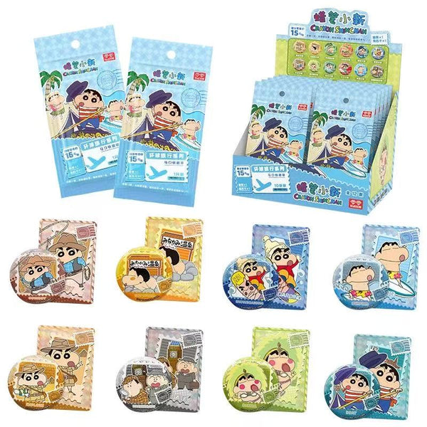 Crayon Shin-chan World Travel Series Tinplate Badge | Play Infinity