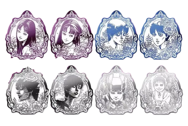 Junji Ito S2 Metal Badge Blind Bag | Nullset Stainless Steel Pin Series