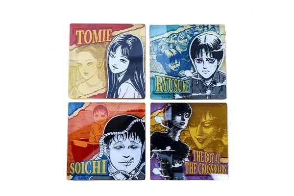 Junji Ito Comic Acrylic Brick | Nullset Manga Panel Display Block