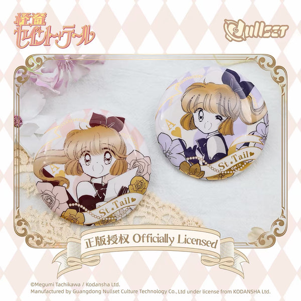Mysterious Thief Saint Tail Floral Tinplate Badge Blind Bag