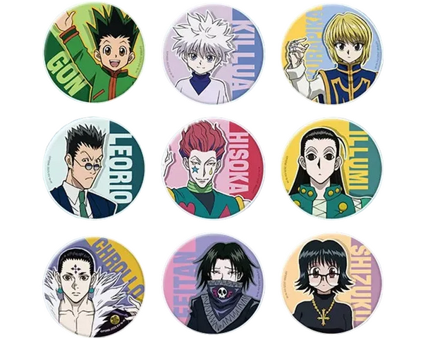 Hunter x Hunter Character Series Tinplate Badge Blind Bag