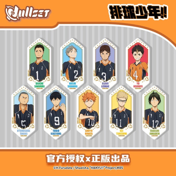 Haikyu!! Karasuno High Series Tinplate Badge Blind Bag