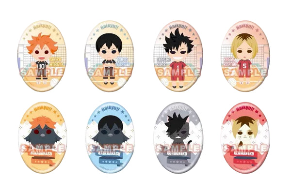 Haikyu!! Dumpster Battle Chibi Series Tinplate Badge Blind Bag
