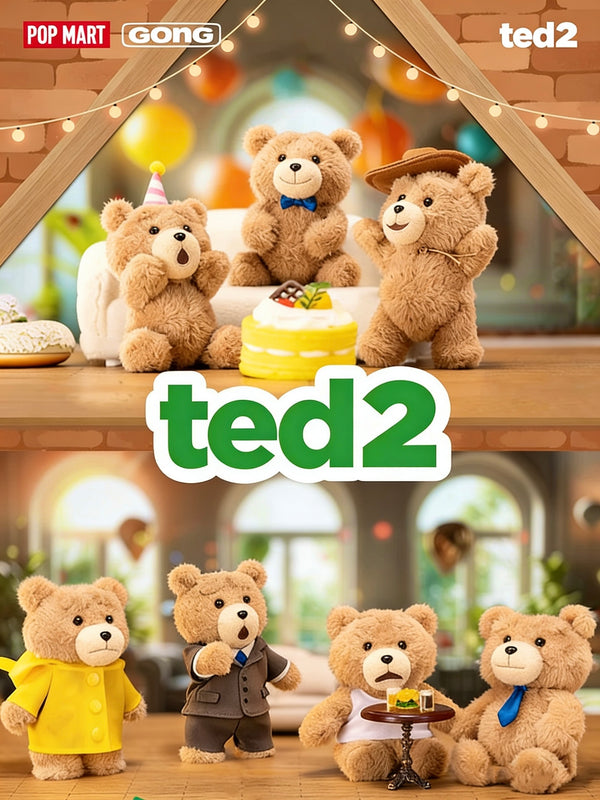 Ted2 Teddy Bear Action Plush Pendant