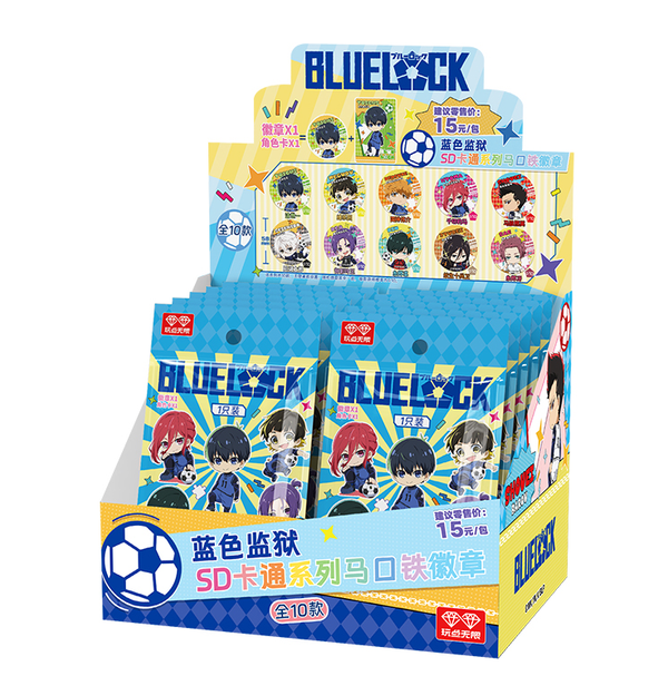 Blue Lock Q Version Cartoon Series Tinplate Badge