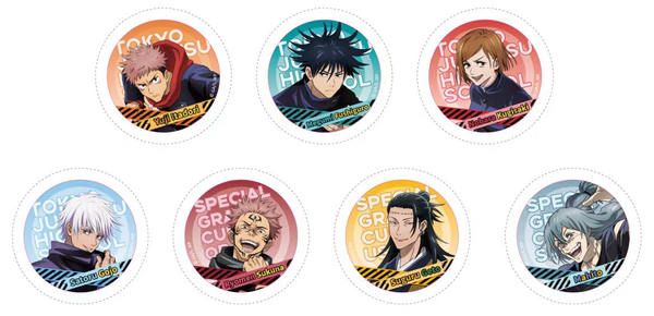 Jujutsu Kaisen Round Tinplate Badge Blind Bag