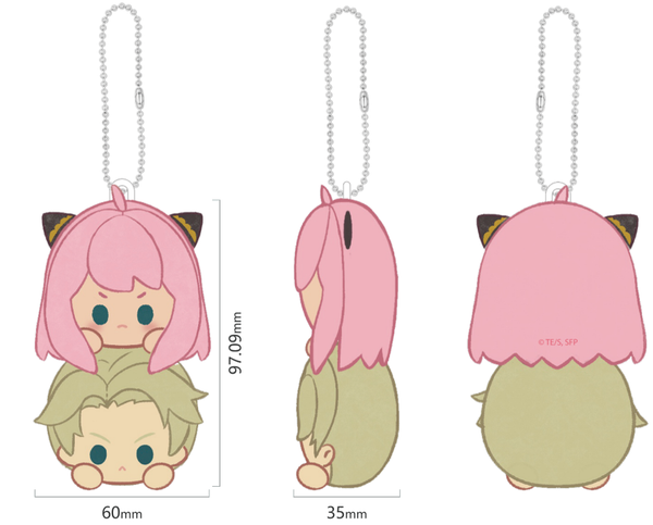 Spy x Family Stack on Head Plush Pendant