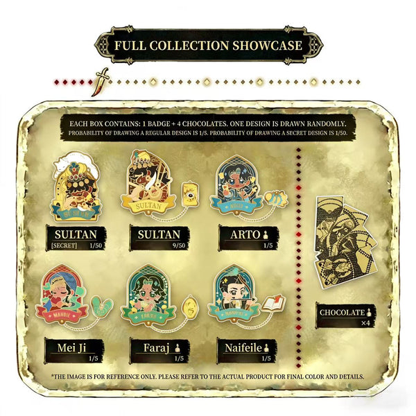 Sultan's Game - Golden Contract Metal Badge