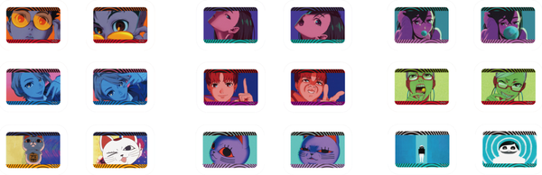 Dandadan TV Lenticular Tinplate Badge Blind Bag