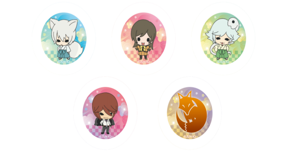 Kamisama Kiss Badge Set Chibi Series | Nullset Tinplate Badge