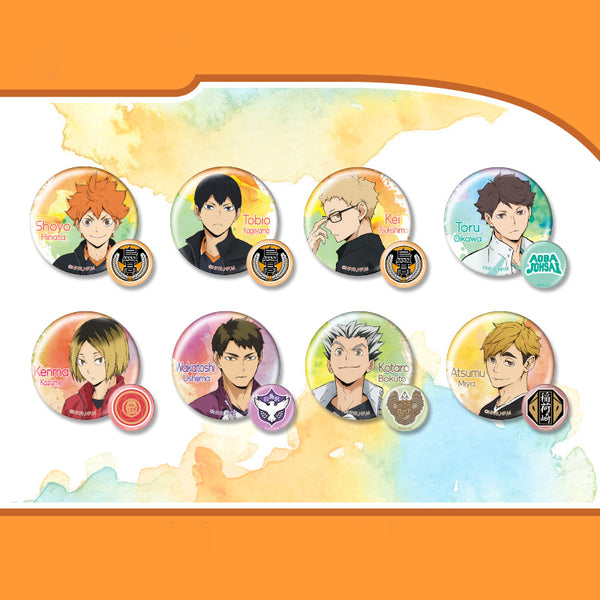 Haikyu!! High School Series Official Tinplate Badge