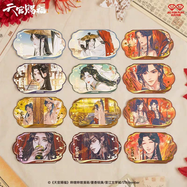 Bilibili Comics "Heaven Official's Blessing" Comic Colorful Memories Series Square Tinplate Badge
