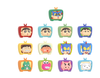 Crayon Shin-chan TV Stacky Stack Fridge Magnet