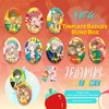 My Mom Is a Superstar YOJI Official Tinplate Badge Blind Box