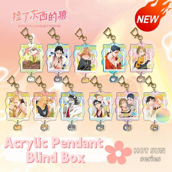 Hot Sun Character Official Acrylic Keychain Blind Box