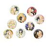 SQ Begin With Your Name Flower Series Official Tinplate Badge Blind Box